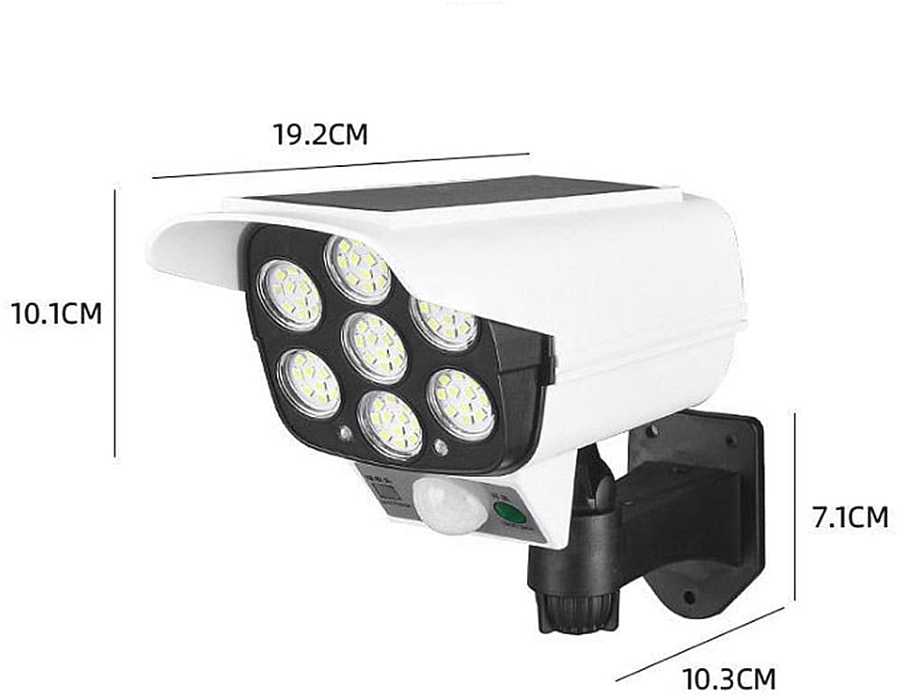 solar Wireless Motion Sensor Lights, 77 LED Flood Lights, IP66 Waterproof Wall Lights ，Easy Install Waterproof Security Lights , for House/Patio/Garage/Backyard/Porch  (C2)