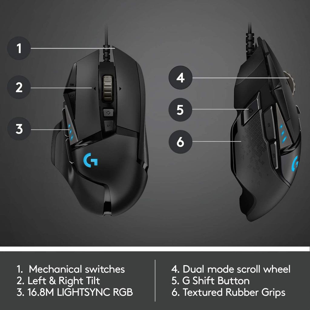 Logitech G502 Hero Mouse