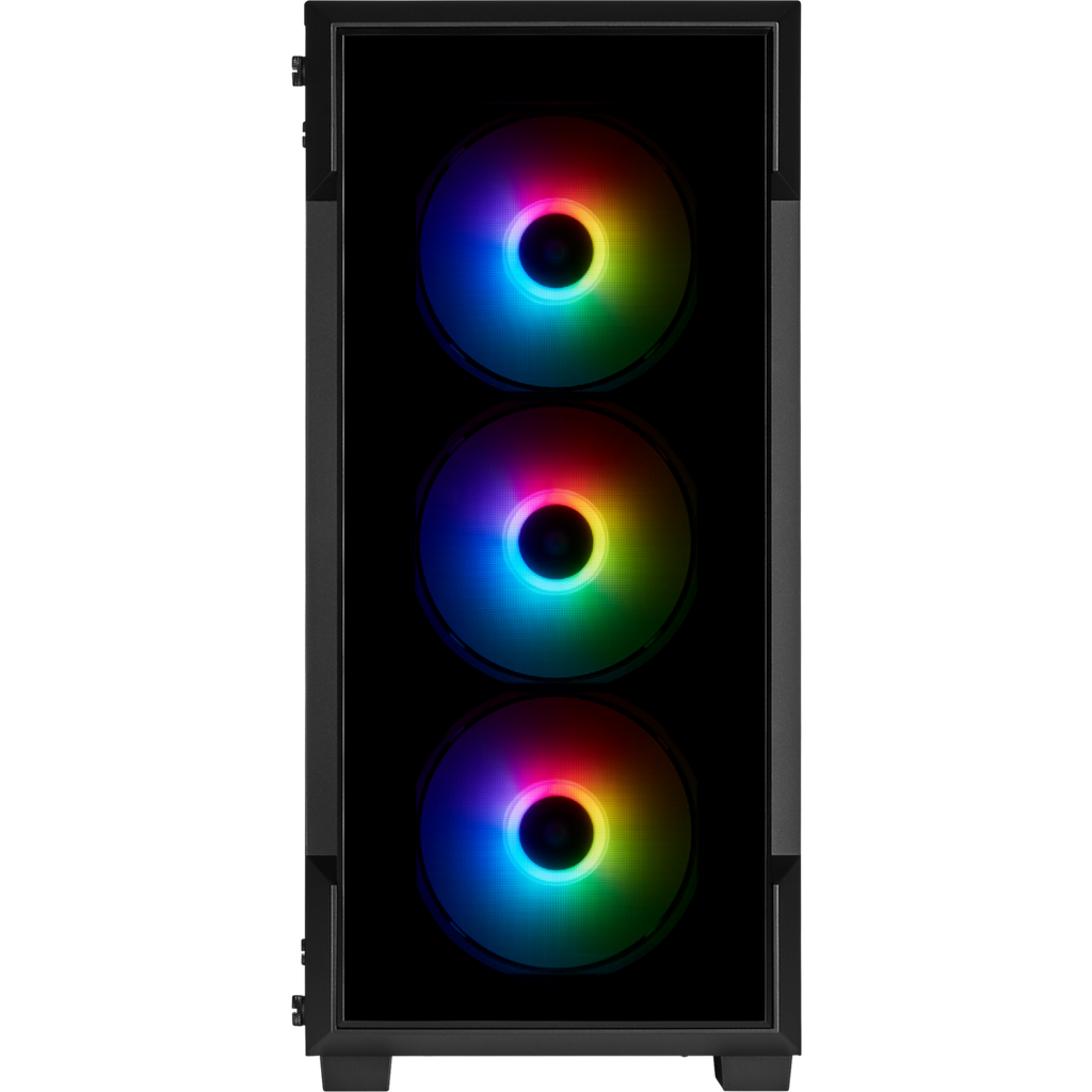 CORSAIR ICUE 220T RGB BLACK FRONT GLASS EDITION