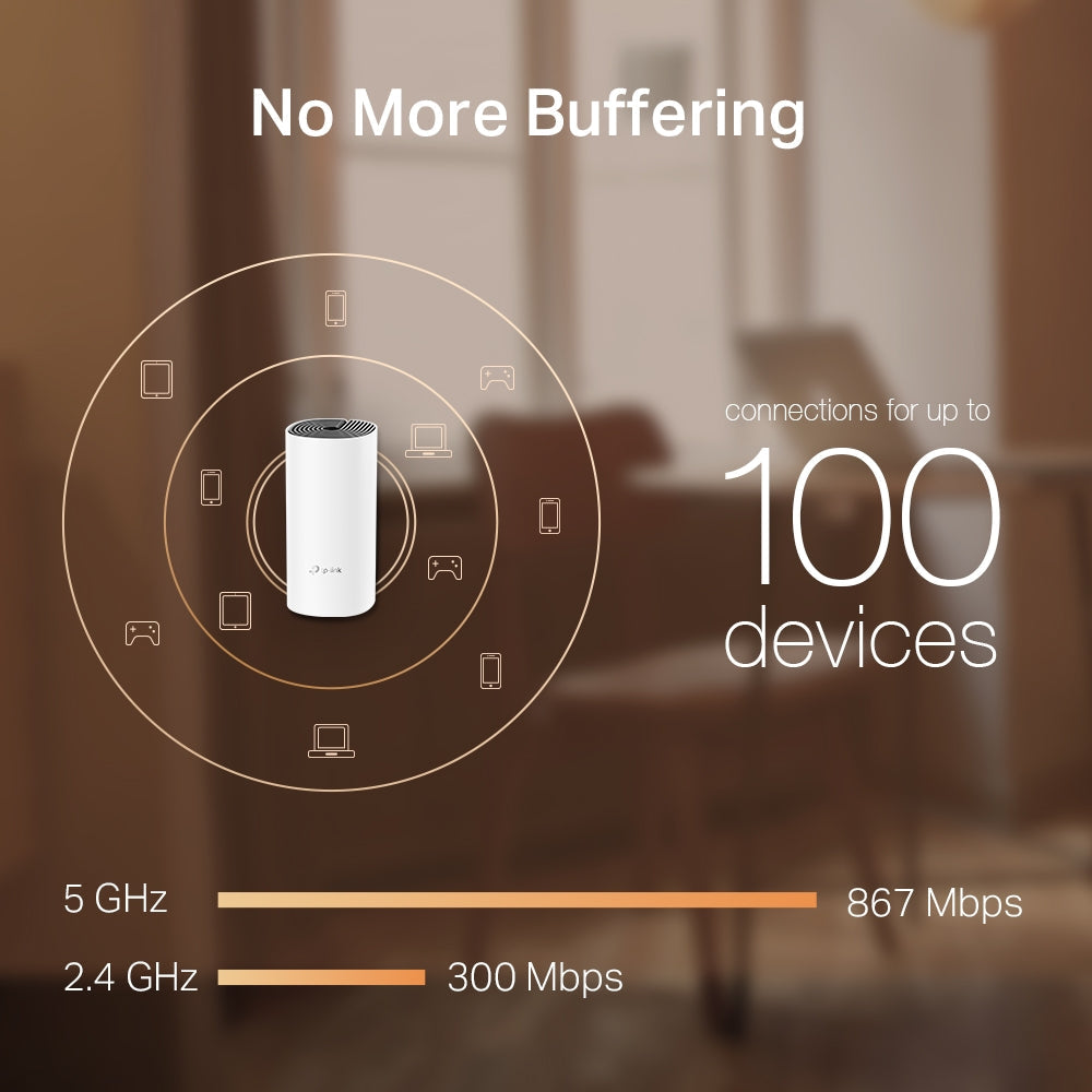 Deco AC1200 Deco Whole Home Mesh Wi-Fi System
