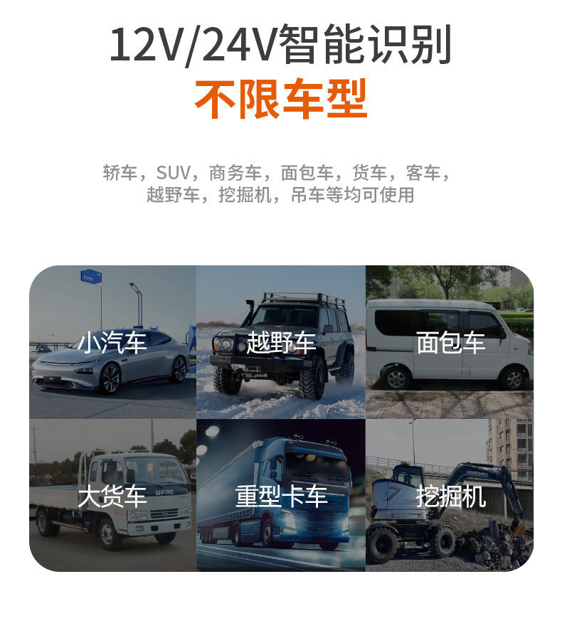Car Fan 24V Large Truck 12V Car Van Powerful Refrigeration Double-Head USB Universal Car Electric Fan