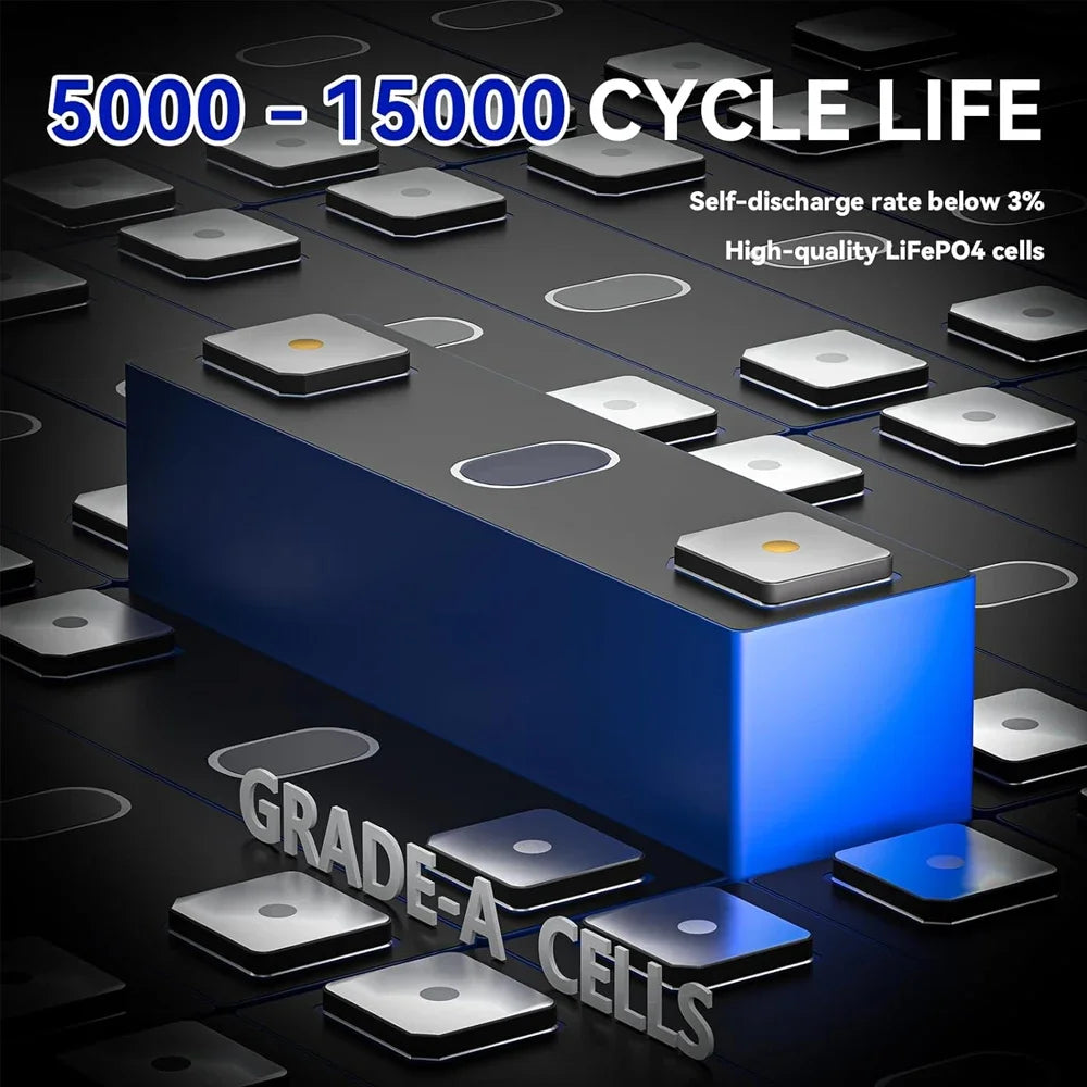 200Ah Lifepo4 Boat Solar System Battery