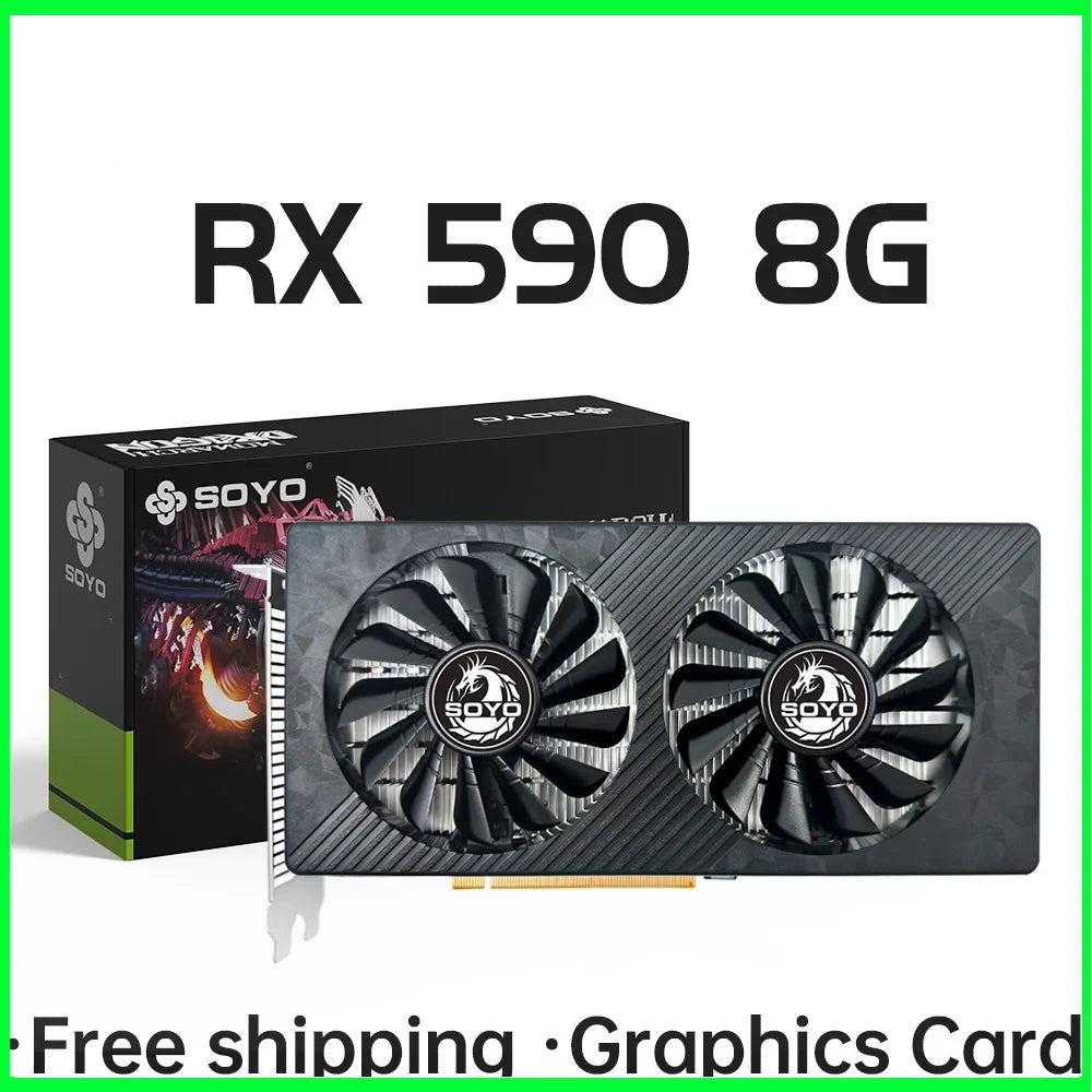 AMD RX 590 8GB Gaming Graphics Card GDDR5