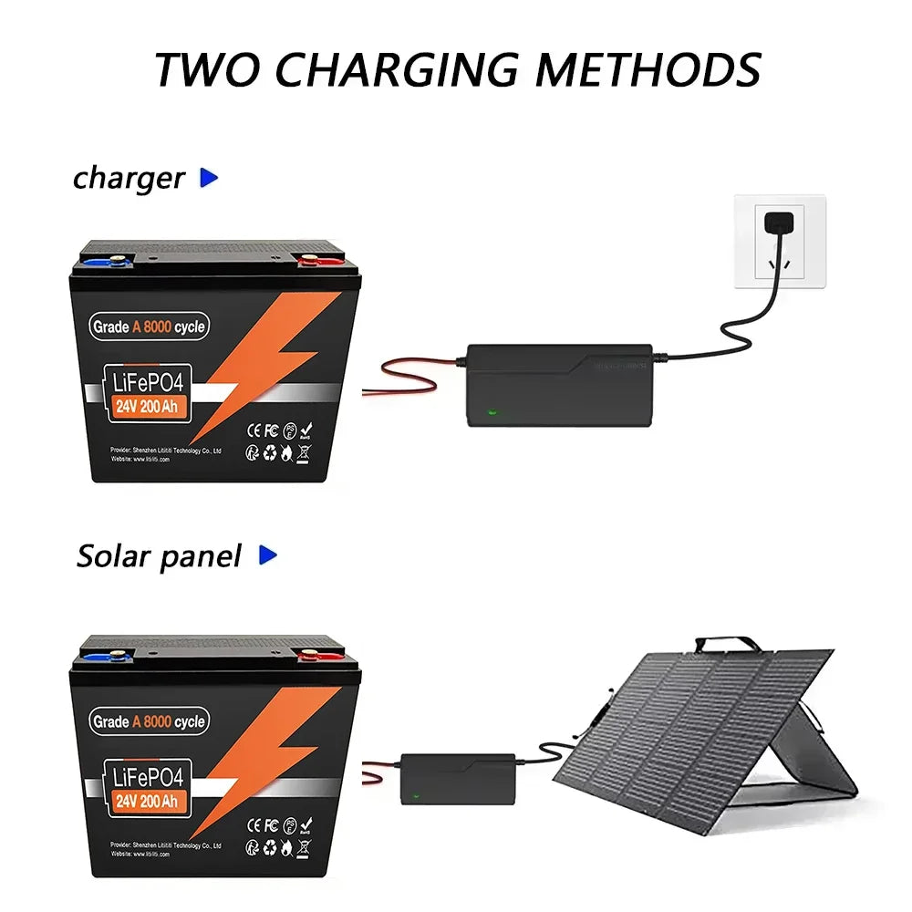 200Ah Lifepo4 Boat Solar System Battery