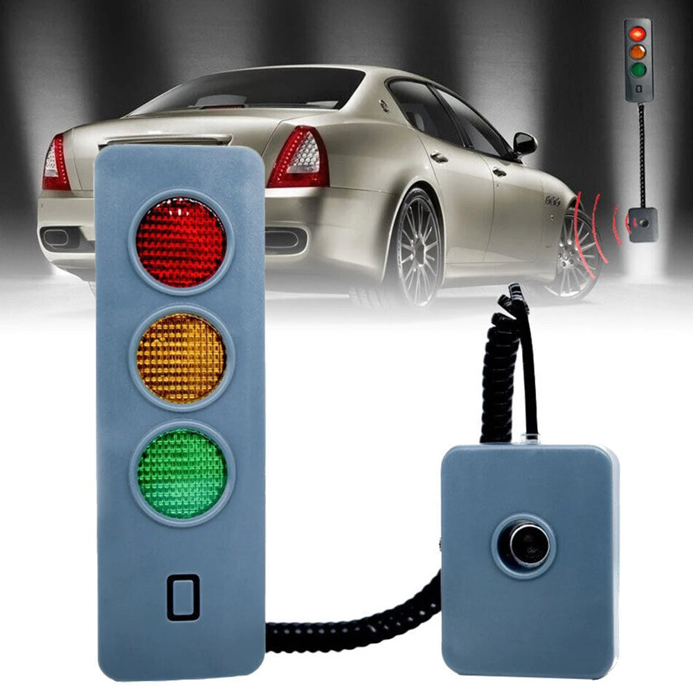 Car Guide Sensor Anti Collision Garage Smart Parking Device with Three Color Light Auto Parking System Stop Aid Battery Operated