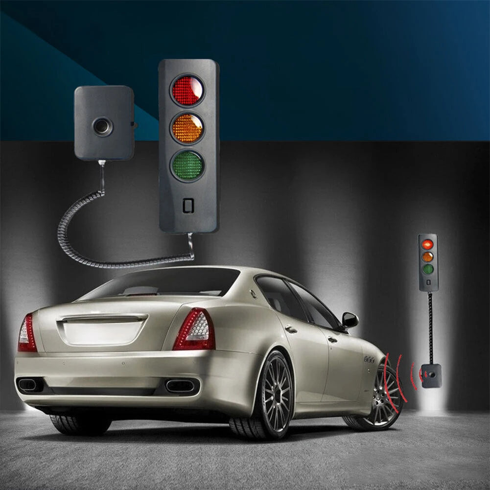 Car Guide Sensor Anti Collision Garage Smart Parking Device with Three Color Light Auto Parking System Stop Aid Battery Operated