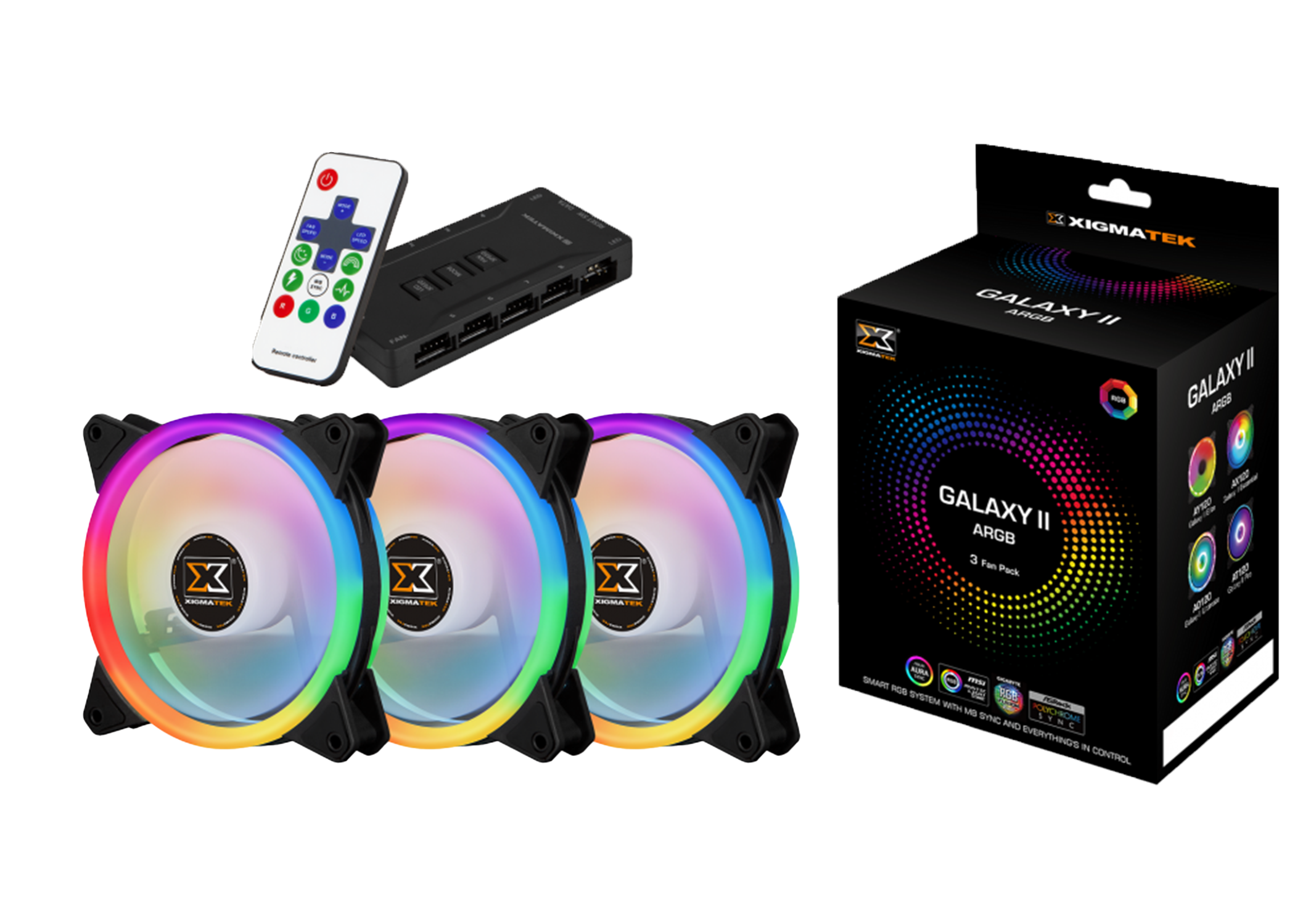Xigmatek Galaxy II ARGB Fan Series